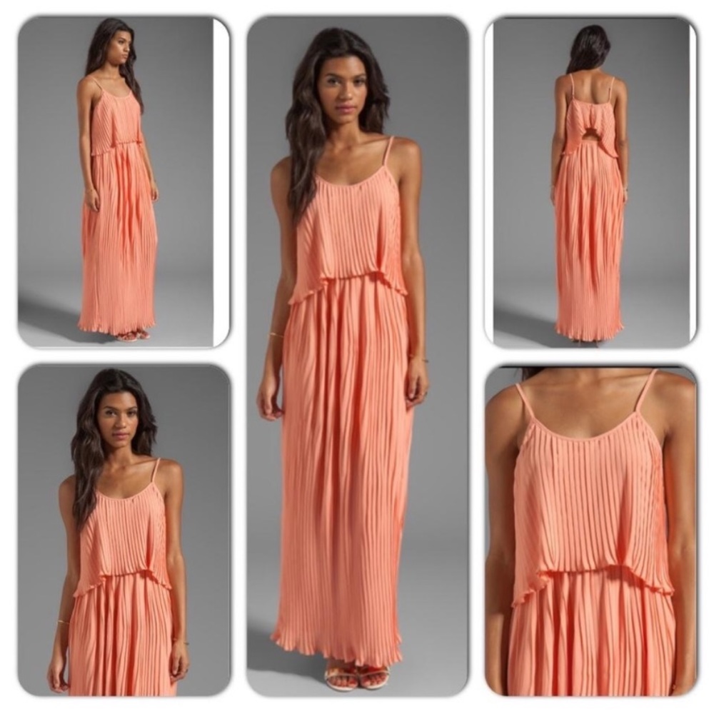 Lovers + Friends | Pleated Maxi Dress | M